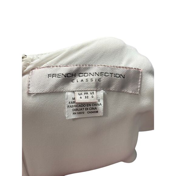 French Connection Classic White Sleeveless Fit
& Flare Dress Size 0 - Picture 8 of 8